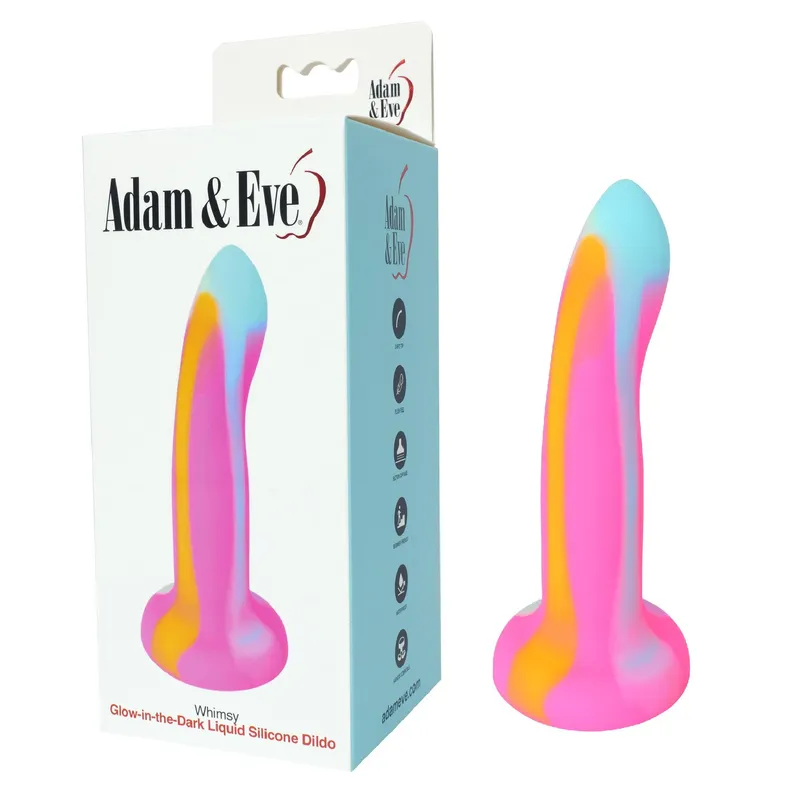 Adam & Eve Whimsy Liquid Silicone Dildo