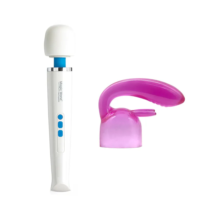 Magic Wand Rechargeable With Magic Rabbit Attachment