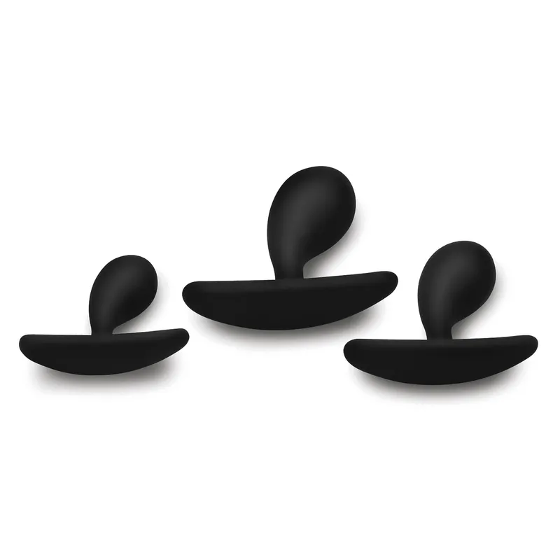 dark droplets 3 Piece Anal Trainer front view