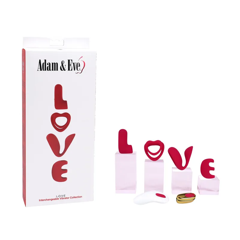Adam & Eve L-O-V-E Interchangeable Vibrator Collection